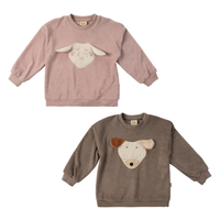 Terry Oversize Pullover in 2 Motive