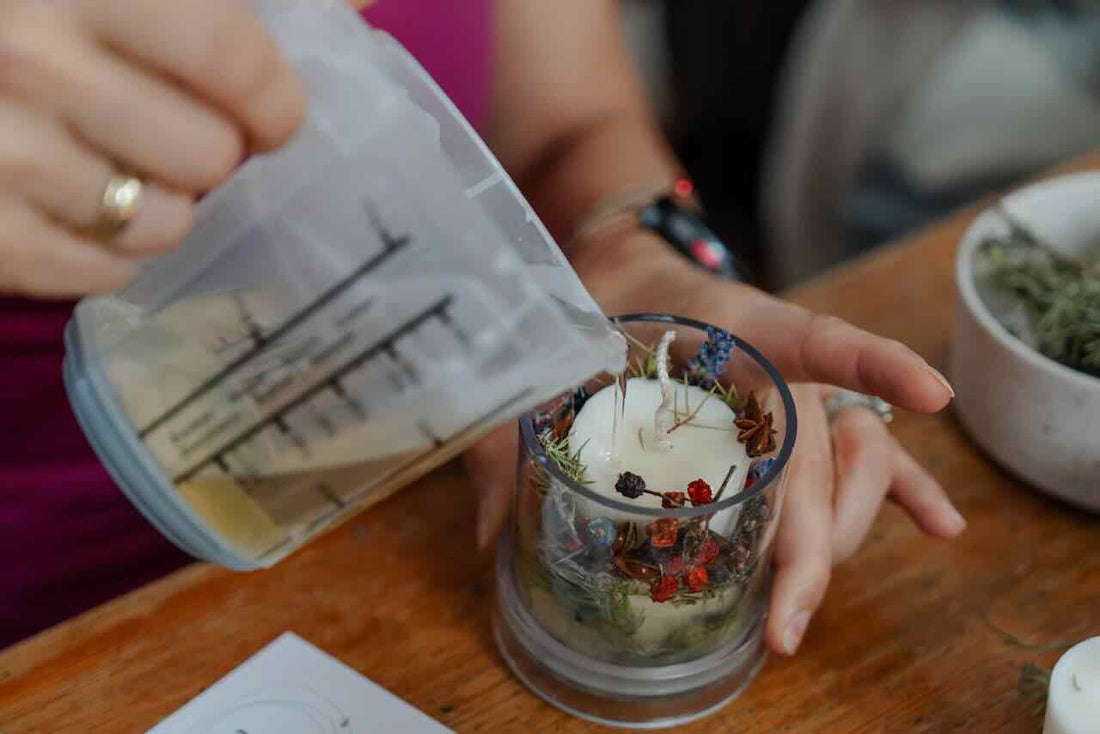 Kerzenworkshop -Gieße deine eigene Kerze aus Soja- & Rapswachs