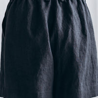 Kurze Leinenshorts "Iris"