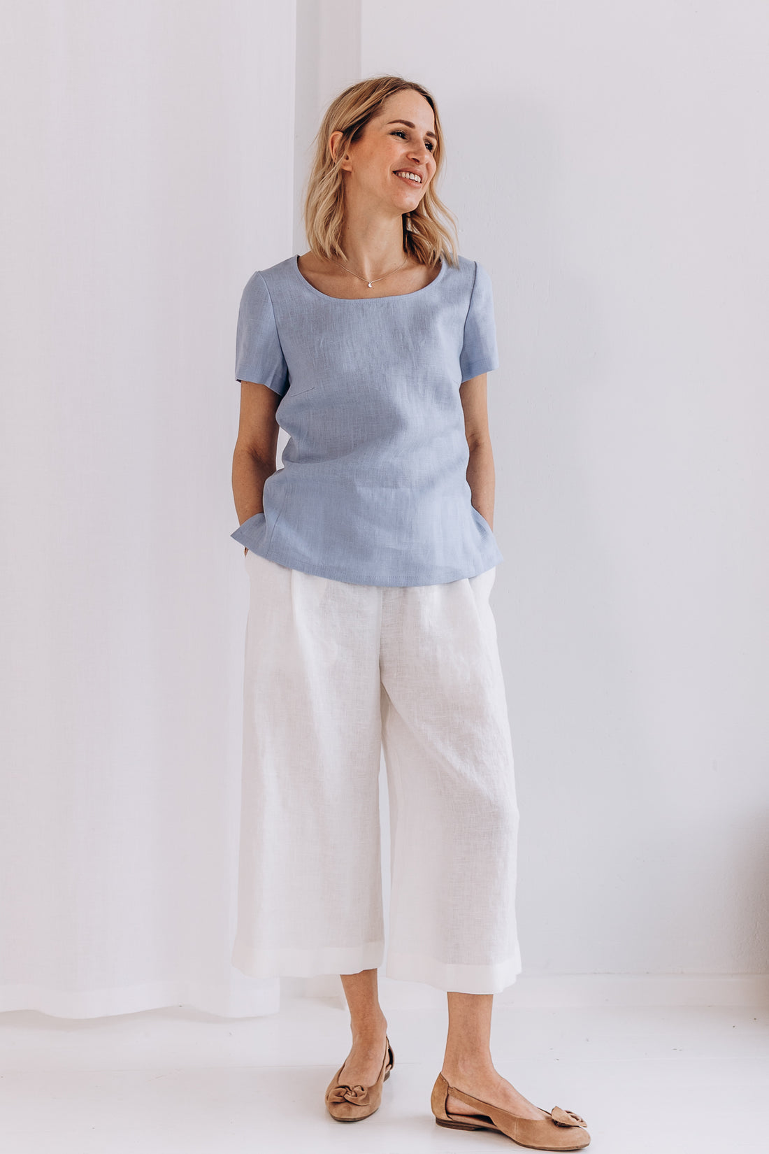 Klassischer Leinentop "Elin"