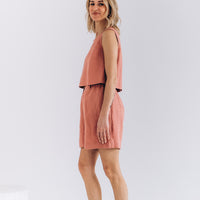 Kurze Leinenshorts "Iris"