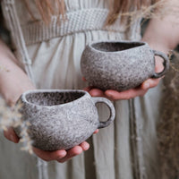 YUTORI Tasse und Untertasse "Home" - organisches Steingut