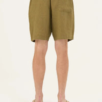 Amabilis Shorts in Khaki – Entspannter Sommerkomfort aus Leinen - The Baltic Shop