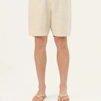 Amabilis Shorts in Melange – Entspannter Sommerkomfort aus Leinen - The Baltic Shop