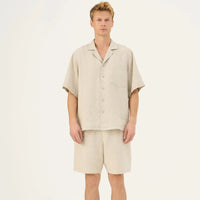 Amabilis Shorts in Melange – Entspannter Sommerkomfort aus Leinen - The Baltic Shop