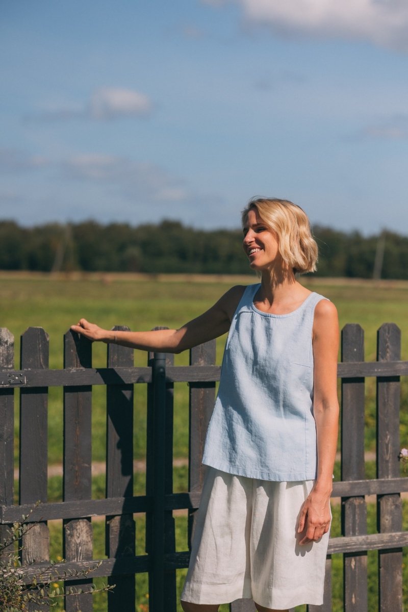 Ärmelloses Top mit Zip - The Baltic Shop