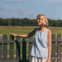 Ärmelloses Top mit Zip - The Baltic Shop