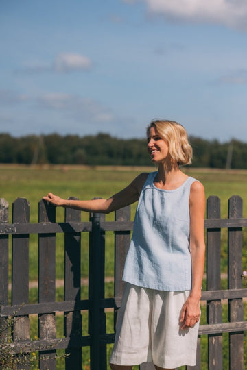 Ärmelloses Top mit Zip - The Baltic Shop