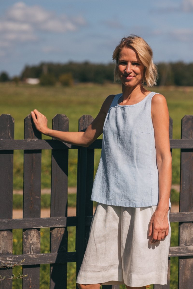 Ärmelloses Top mit Zip - The Baltic Shop