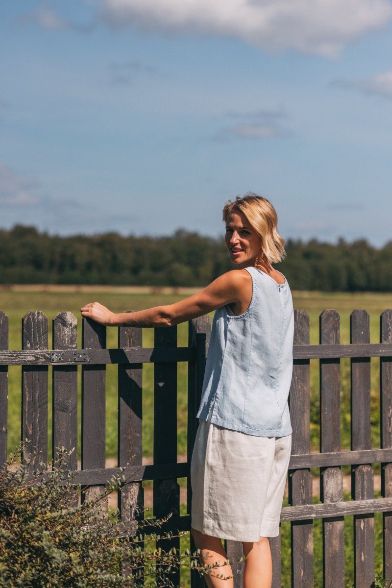 Ärmelloses Top mit Zip - The Baltic Shop