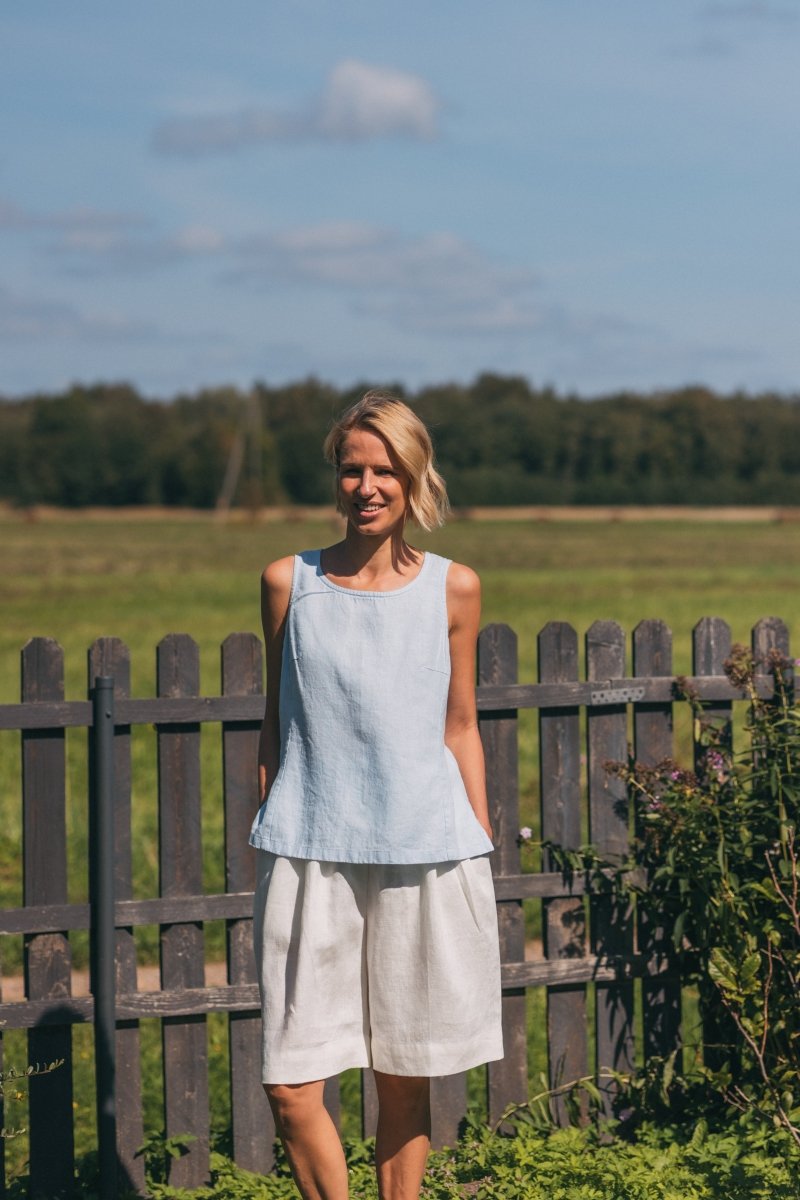 Ärmelloses Top mit Zip - The Baltic Shop