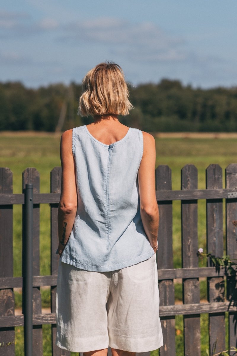 Ärmelloses Top mit Zip - The Baltic Shop