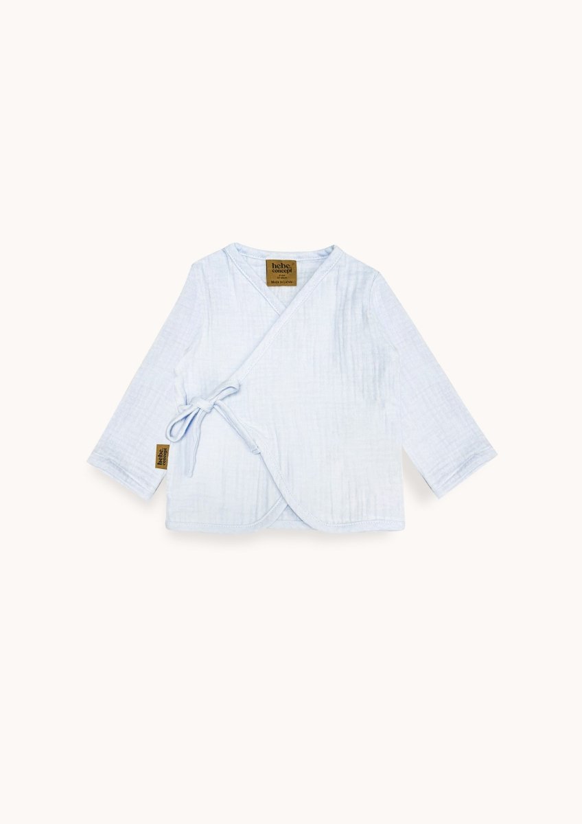 Baby Wickeljacke aus Bio - Baumwolle – Musselin Jacke für Neugeborene - The Baltic Shop