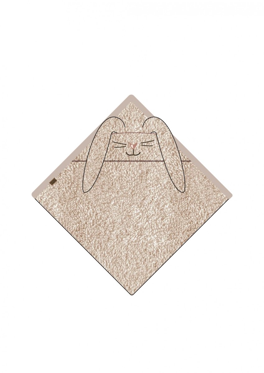 Badetuch für Kinder mit Hasenohren - The Baltic Shop