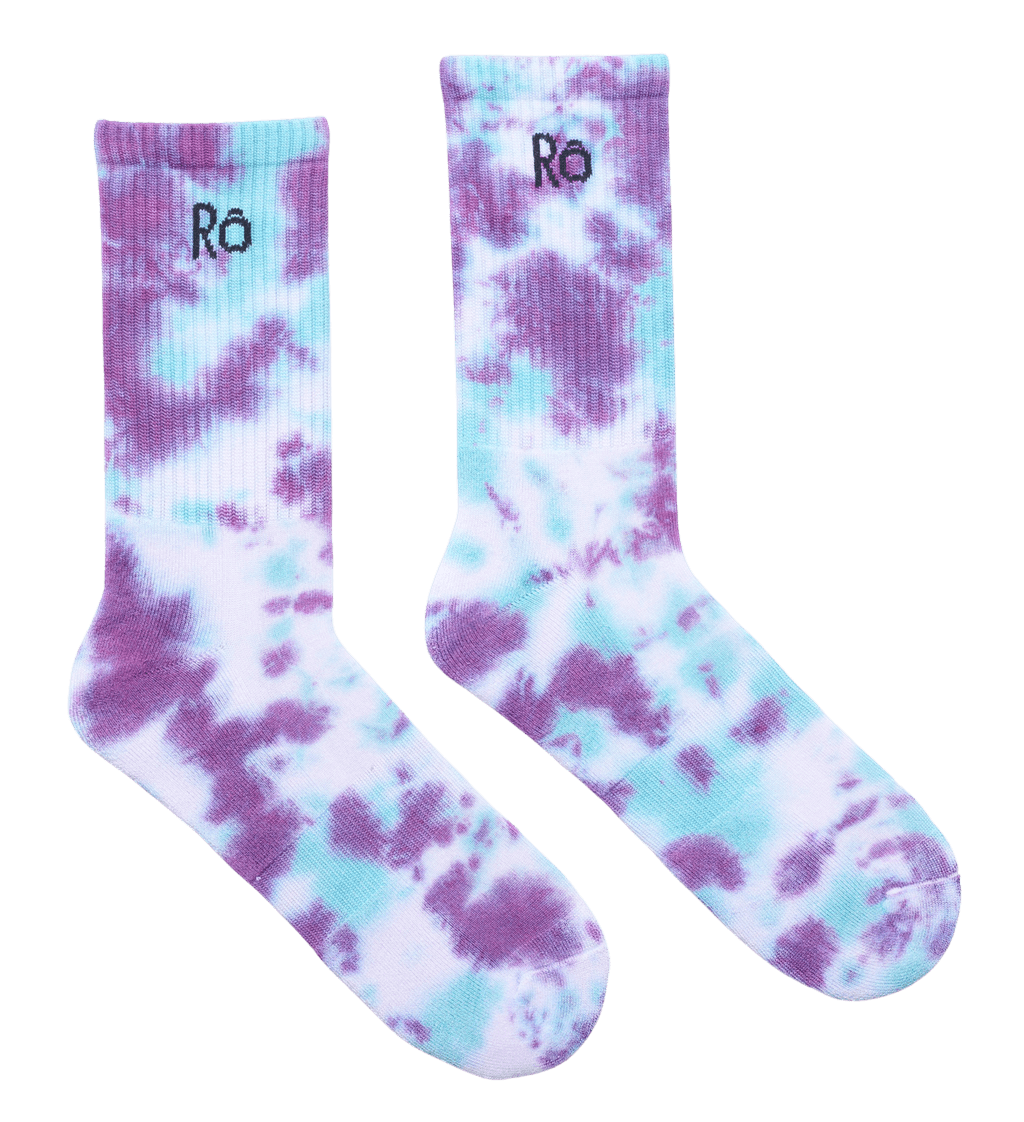 Batiksocken "Purple Rain" - The Baltic Shop
