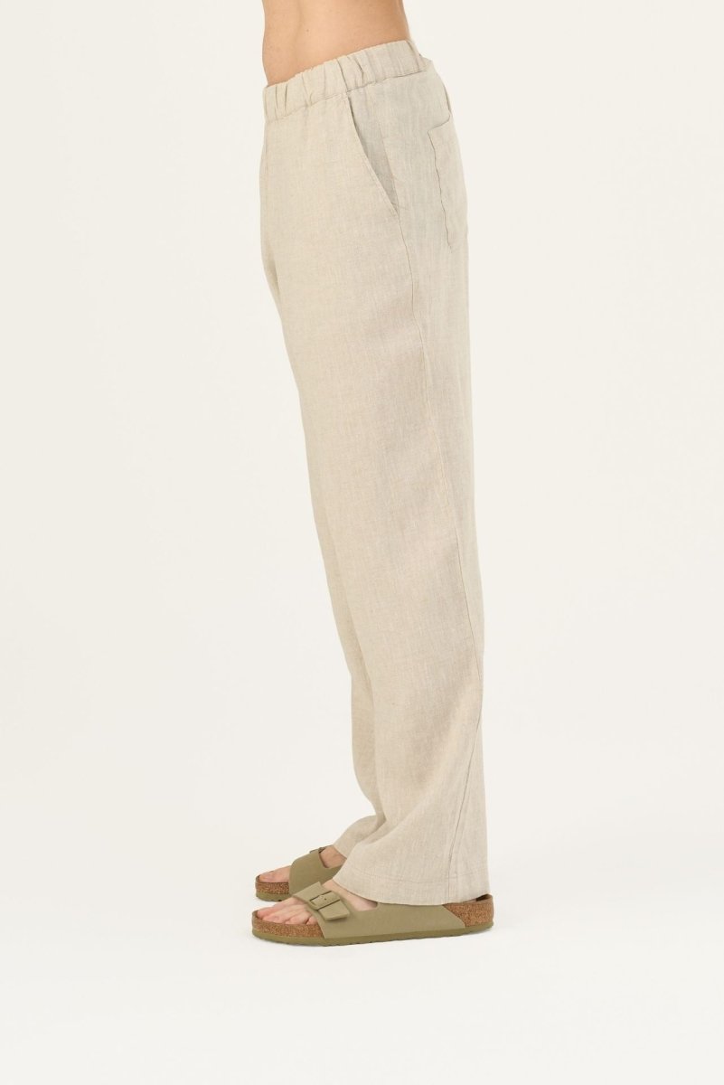 Bequeme Leinenhose für Herren in Melange - The Baltic Shop