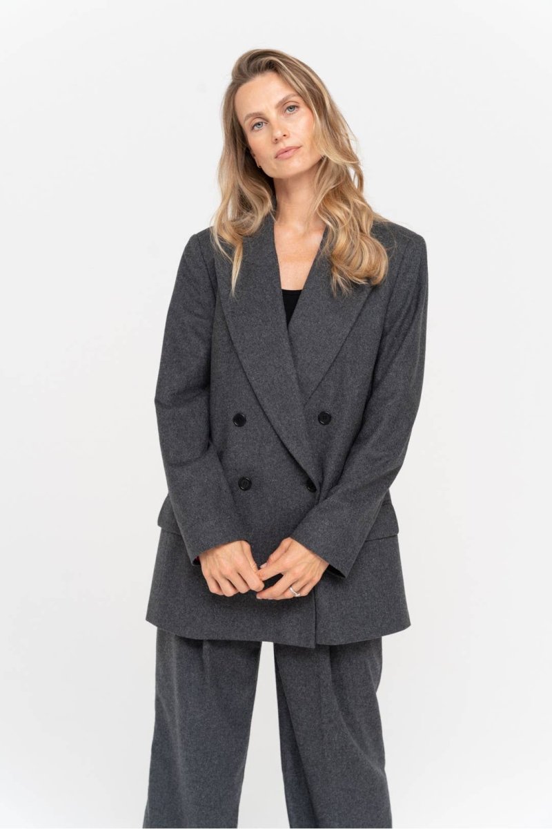 Blazer 'KATHARINE' in Mondgrau - The Baltic Shop