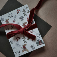 Blumen für die Wintersaison//Kleine, flache Karte - The Baltic Shop