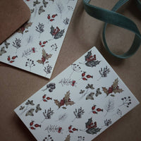 Blumen für die Wintersaison//Kleine, flache Karte - The Baltic Shop