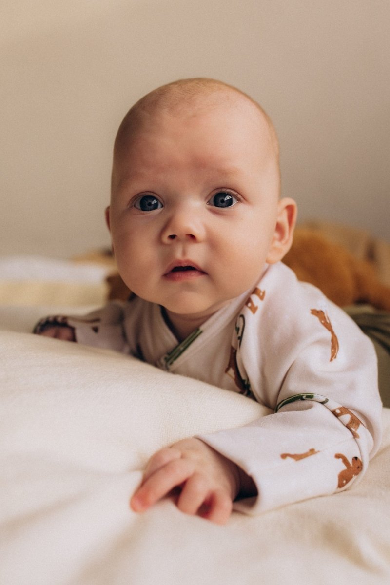 Body aus Bio Baumwoole mit winterlichen Motiv - The Baltic Shop