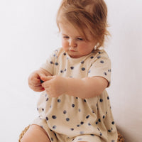 Bodykleid mit Blaubeeren aus Bio Baumwolle - The Baltic Shop