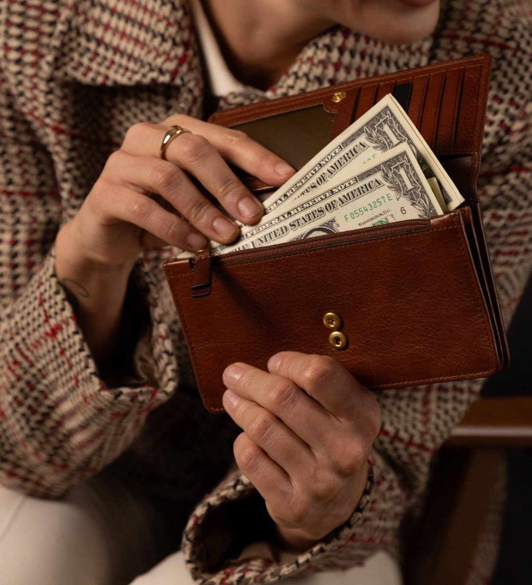 Charade – Geldbörse aus Vachetta-Leder - The Baltic Shop