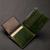Leder-Bifold-Geldbörse - Poetic Justice