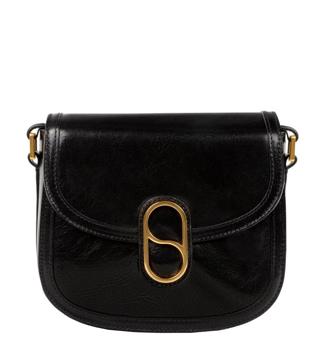 Damen Leder Satteltasche Umhängetasche - Villette - The Baltic Shop