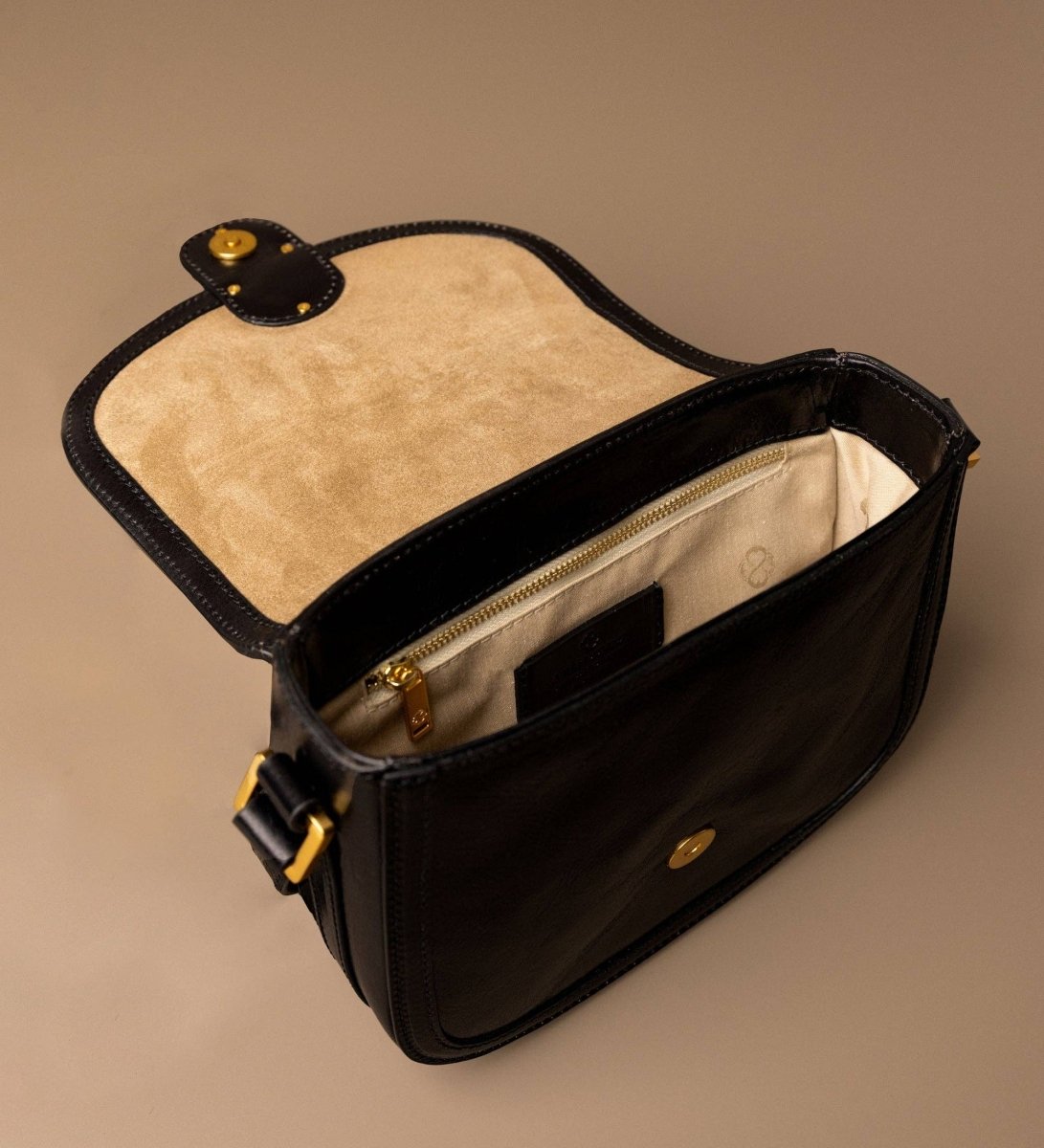 Damen Leder Satteltasche Umhängetasche - Villette - The Baltic Shop