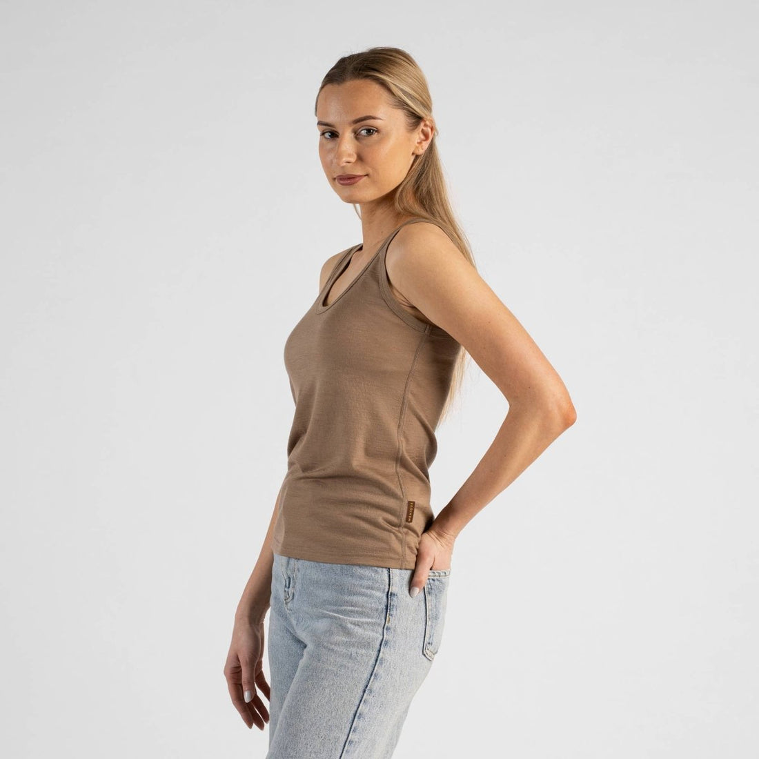 Damen-Tank-Top aus 100 % Merinowolle - The Baltic Shop
