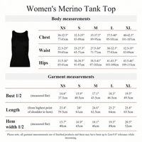 Damen-Tank-Top aus 100 % Merinowolle - The Baltic Shop