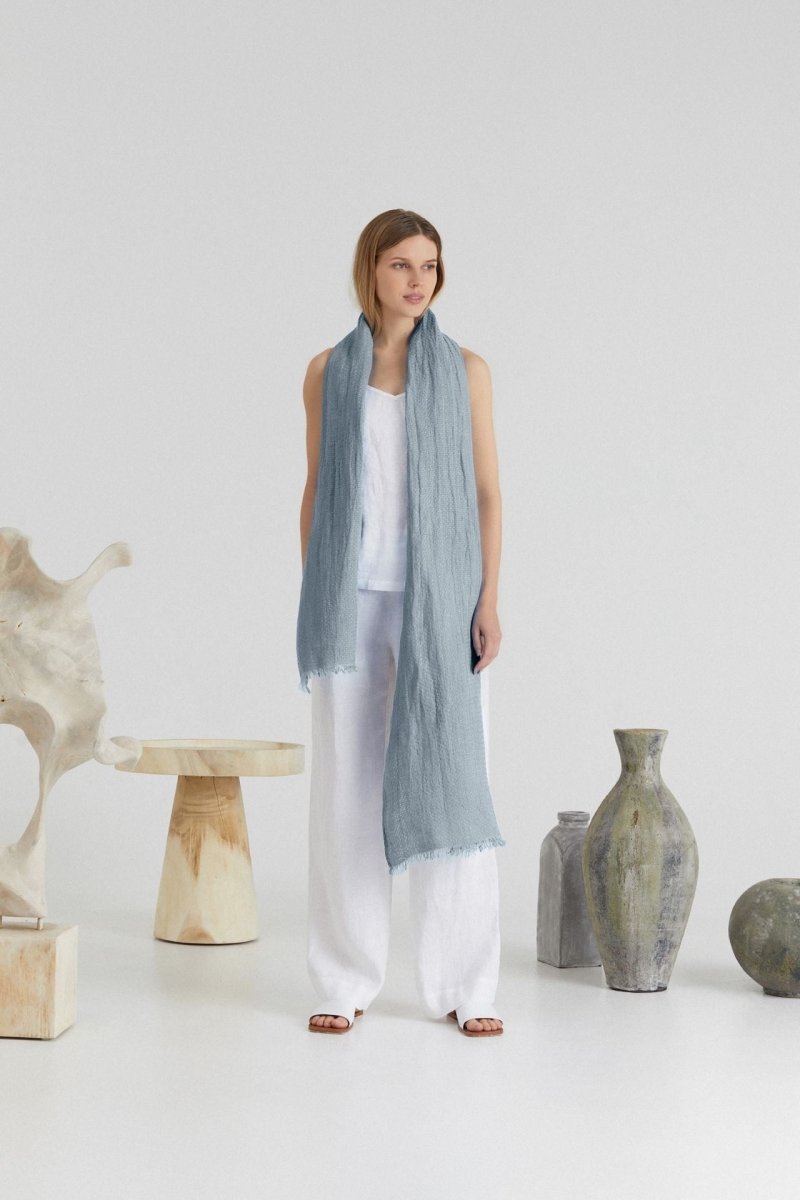 Dandelion Schal aus Leinen in 3 Farben - The Baltic Shop