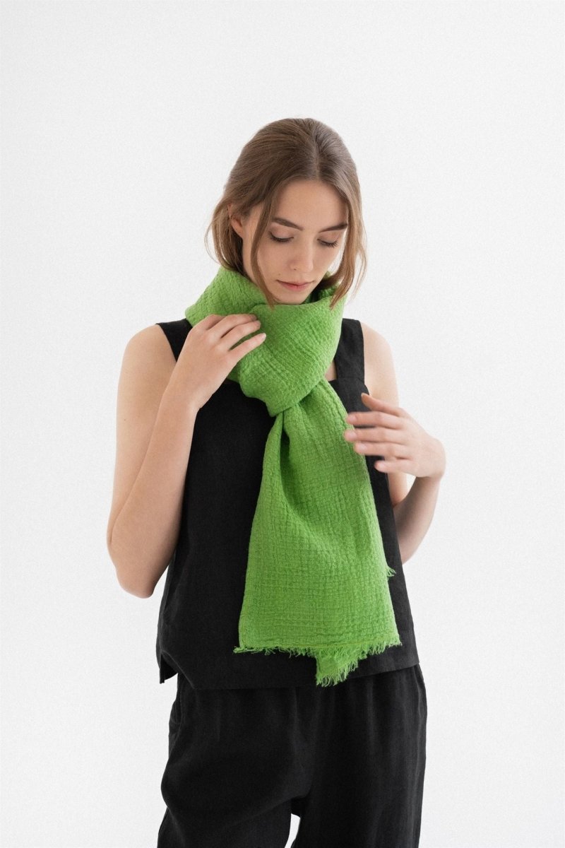 Dandelion Schal aus Leinen in 3 Farben - The Baltic Shop