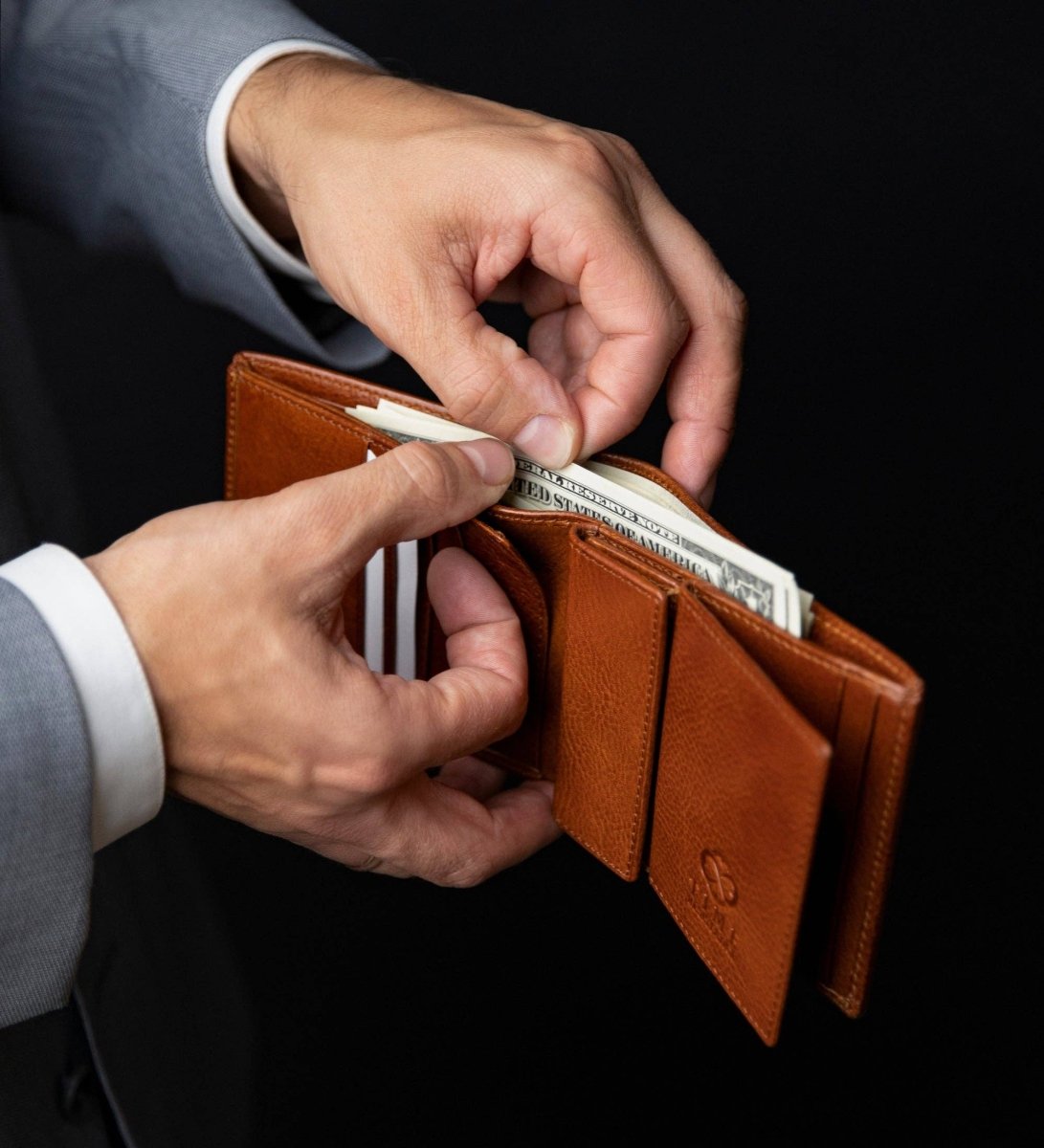 Daniel – Leder-Bifold-Portemonnaie - The Baltic Shop