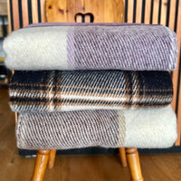 Decke aus 100% Wolle in viele Farben - The Baltic Shop