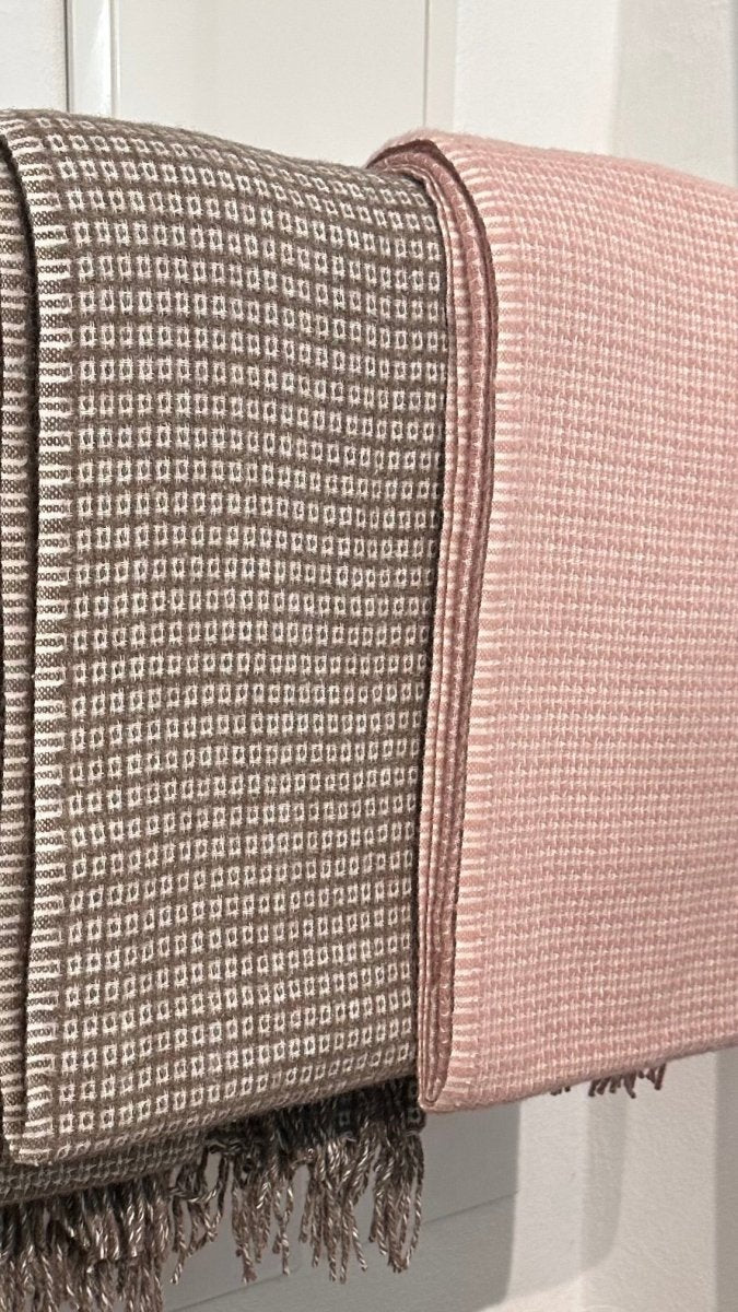 Decke aus Wolle und Bambus - The Baltic Shop