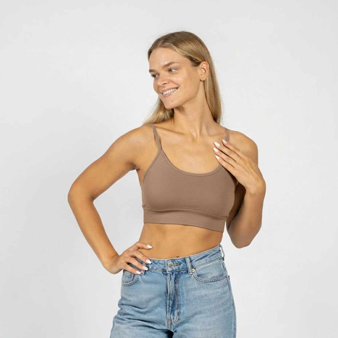 Damen-Bralette aus 100 % Merinowolle