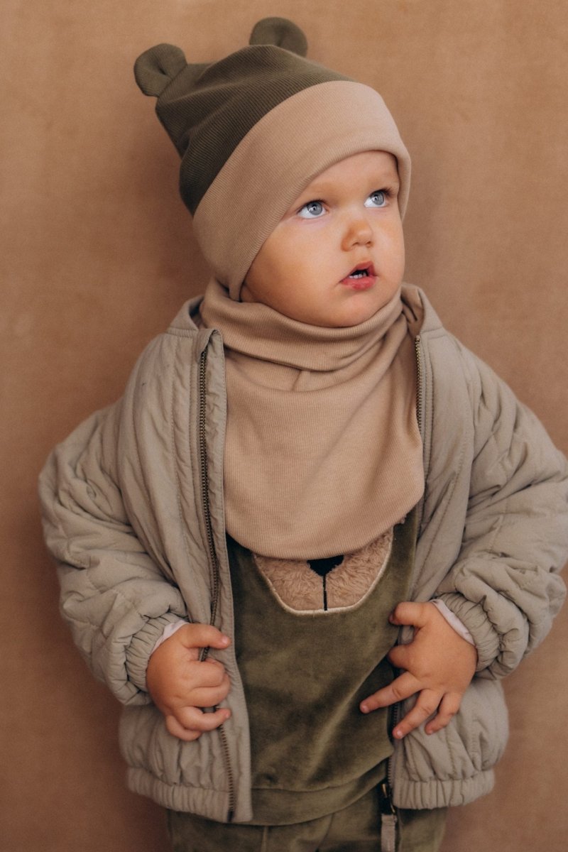 Doppel Rib Schlauch - Schal aus Bio Baumwolle in 3 Farben - The Baltic Shop