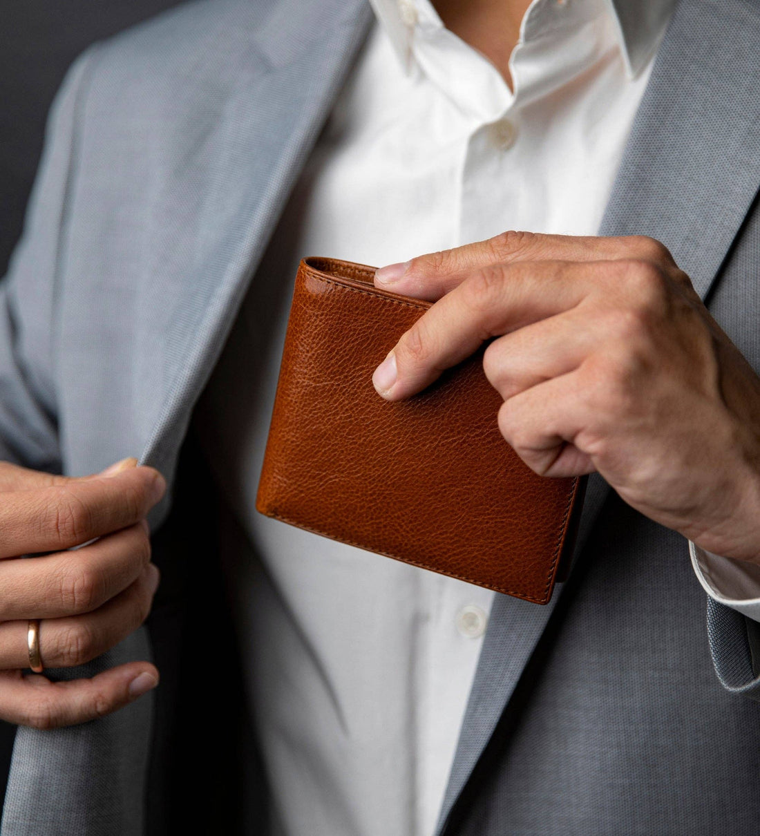 Faltbrieftasche aus Leder - Daniel