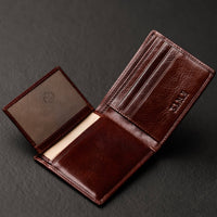 Leder-Bifold-Geldbörse - Poetic Justice