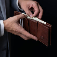 Faltbrieftasche aus Leder - Daniel