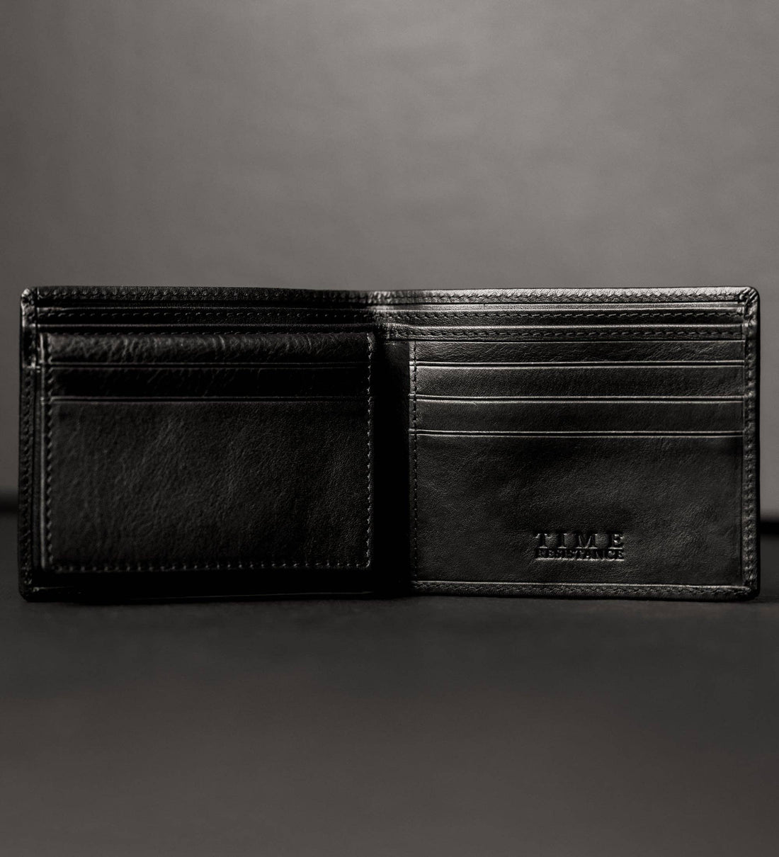 Leder-Bifold-Geldbörse - Poetic Justice
