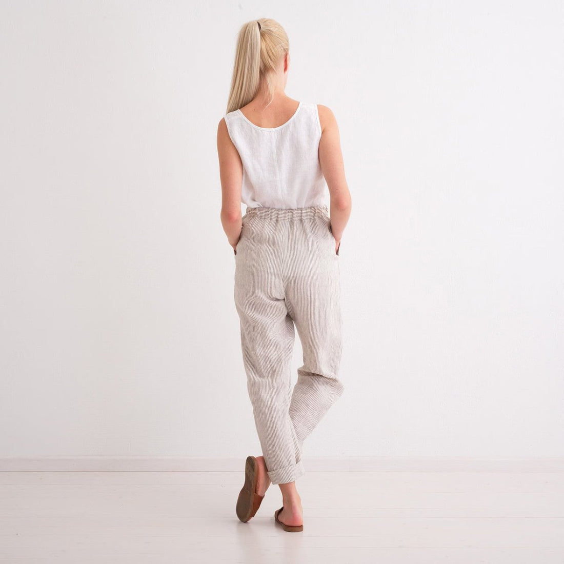 Elegante Hose aus Leinen in 3 Farben - The Baltic Shop