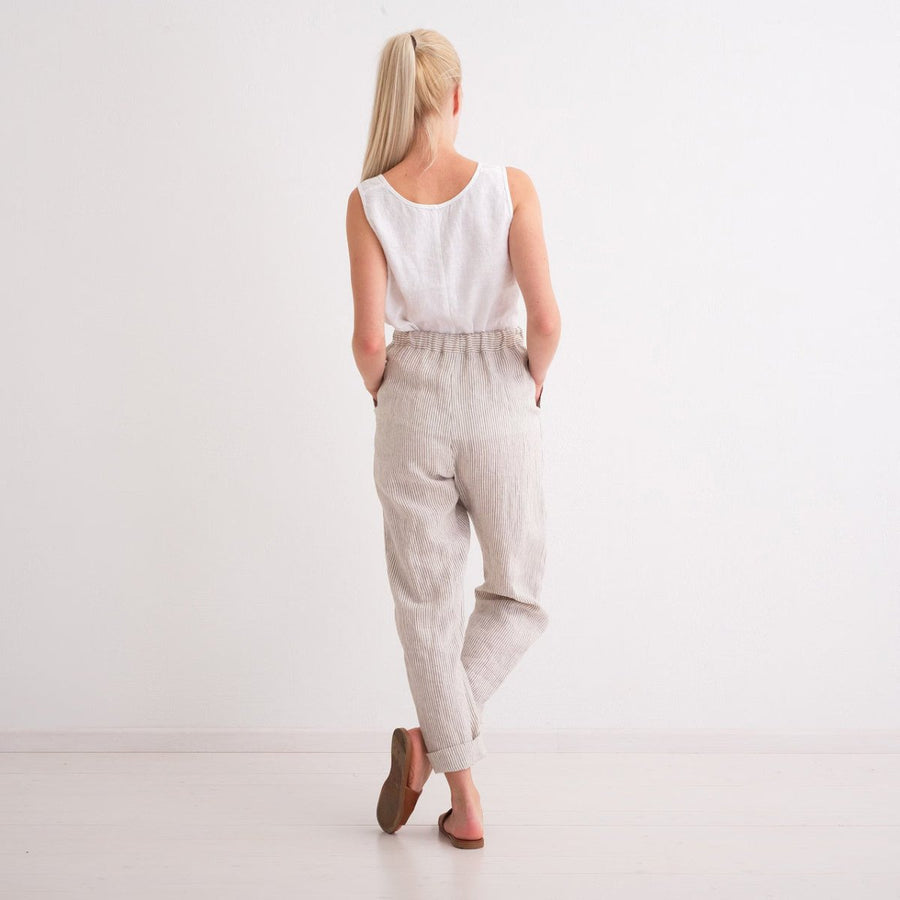Elegante Hose aus Leinen in 3 Farben - The Baltic Shop