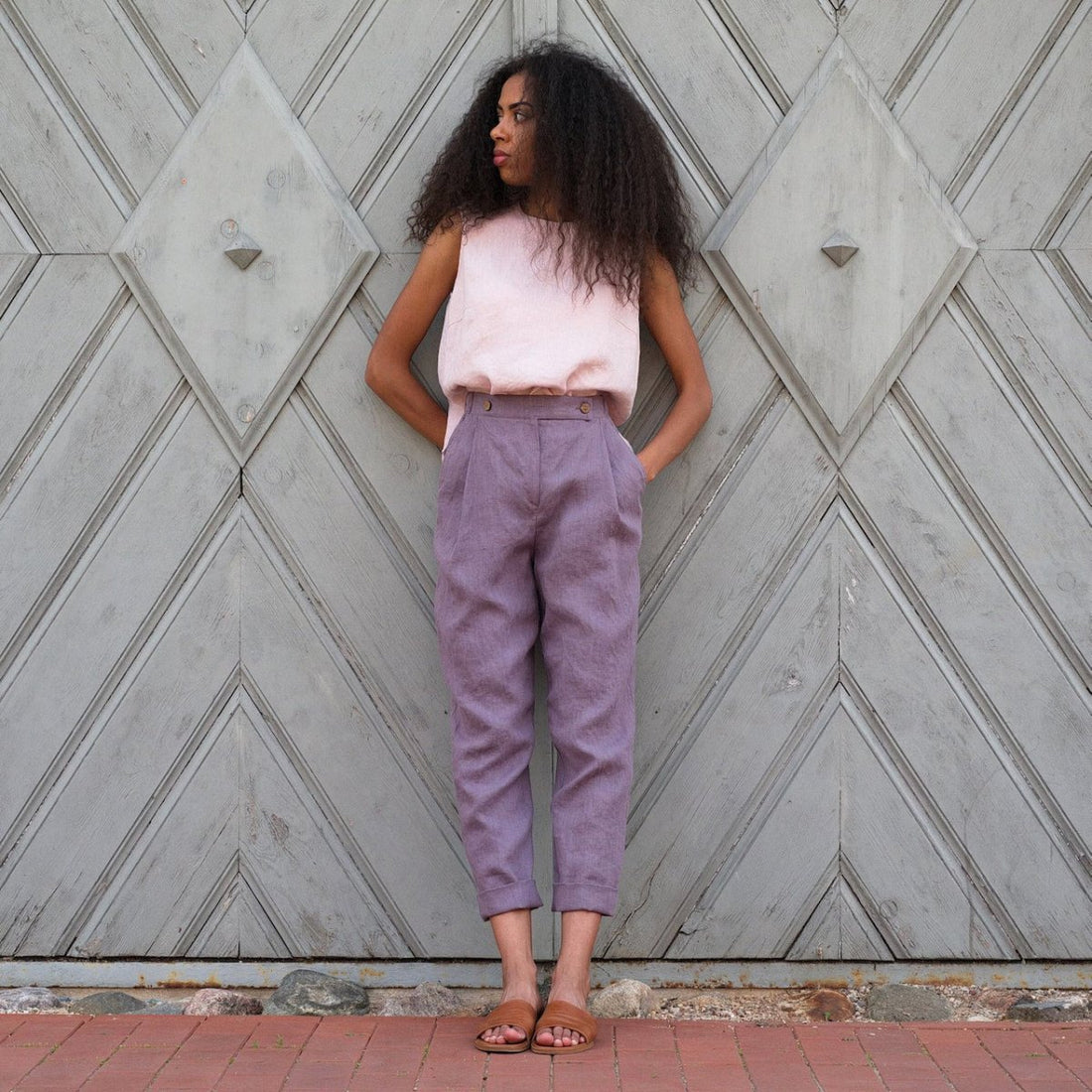 Elegante Hose aus Leinen in 3 Farben - The Baltic Shop