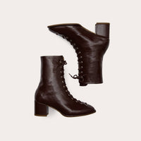 Emma – Stiefeletten mit Korsett-Schnürung - The Baltic Shop