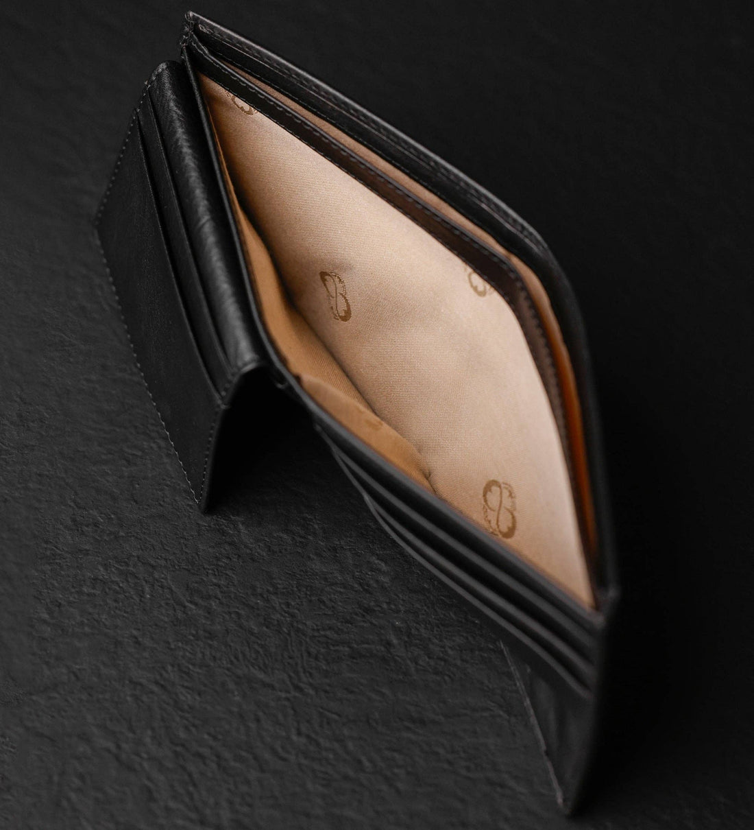Leder-Bifold-Geldbörse - Poetic Justice
