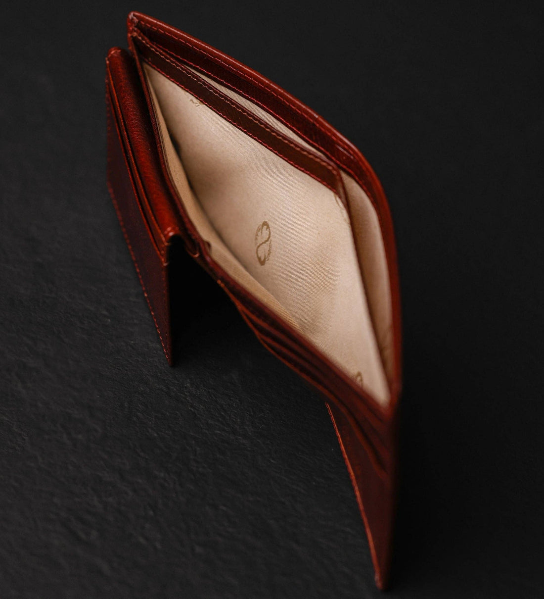 Leder-Bifold-Geldbörse - Poetic Justice