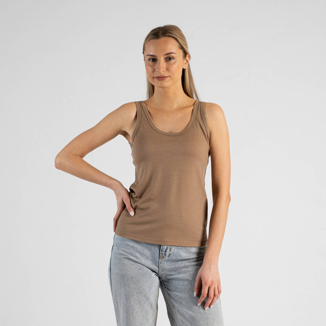 Damen-Tank-Top aus 100 % Merinowolle
