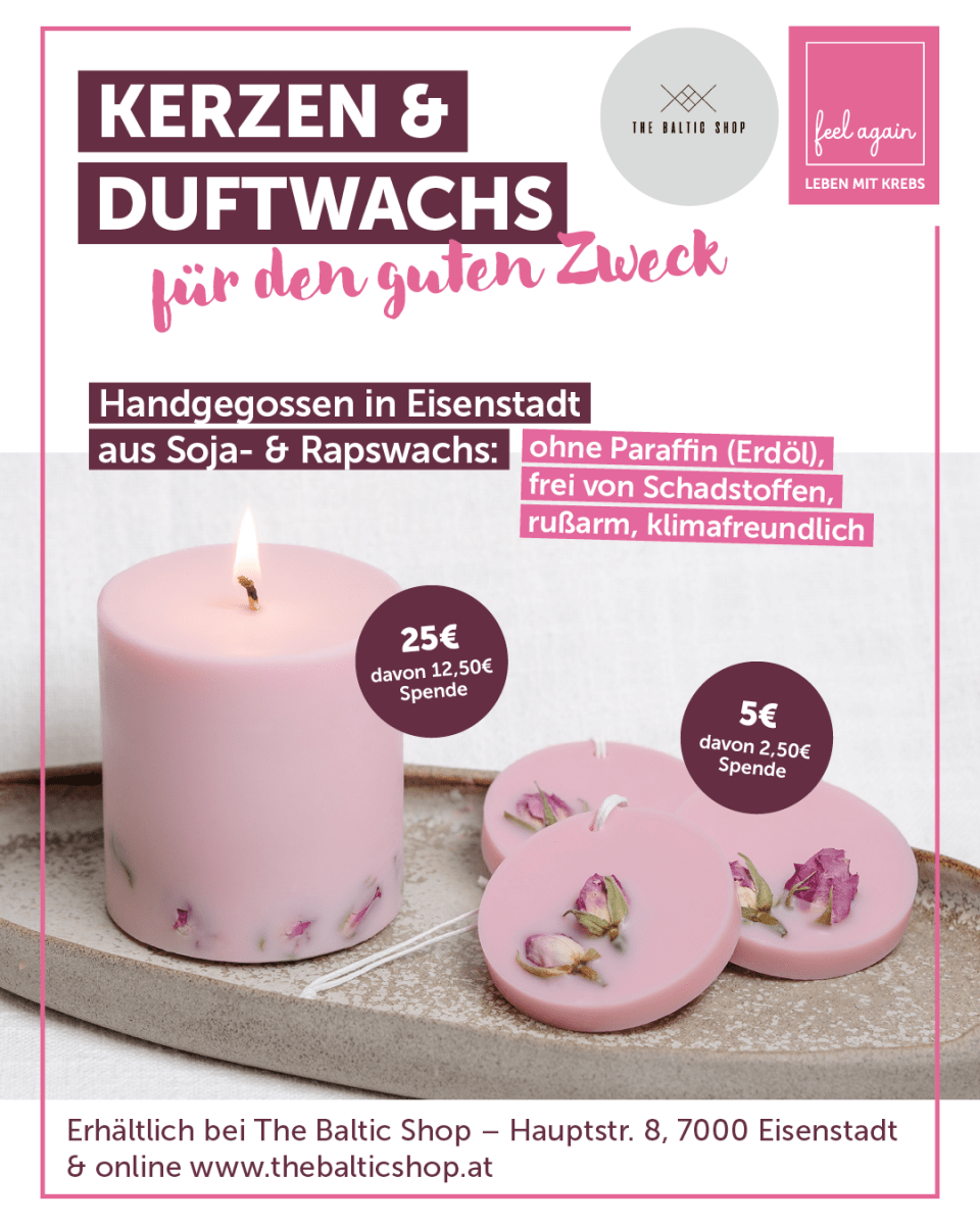 Feel Again – Duftkerze „Rose & Zwetschge“ - The Baltic Shop